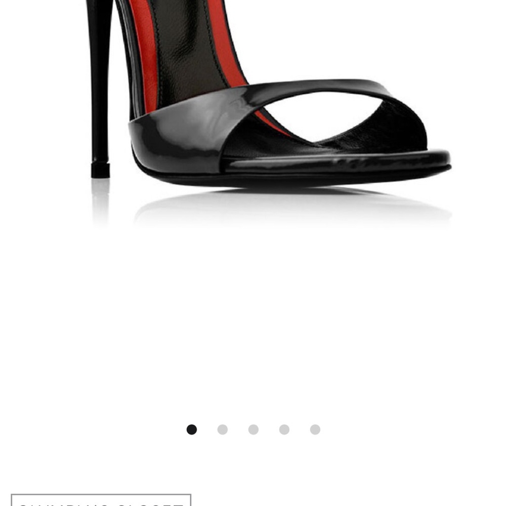Sleek Black Open-Toe Heels